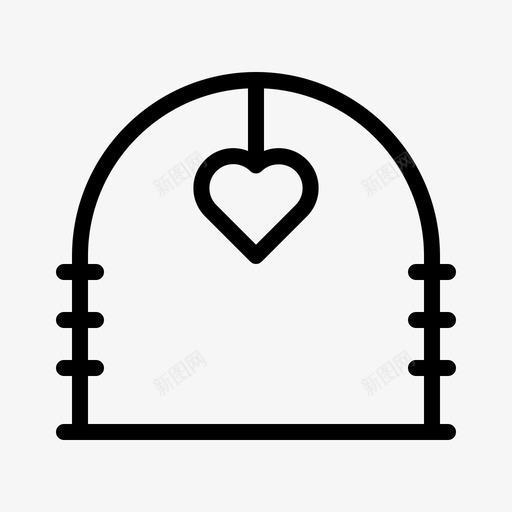 结婚拱门爱情婚姻图标svg_新图网 https://ixintu.com 婚姻 爱情 结婚拱门