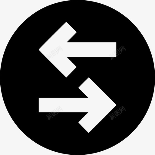 转移交换交易图标svg_新图网 https://ixintu.com 交换 交易 转移 转移圈 转运