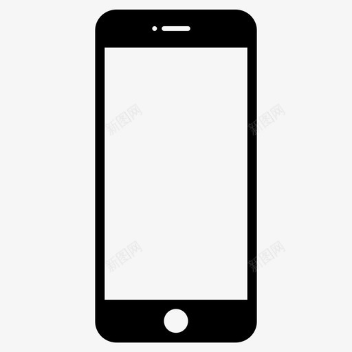 iphone6苹果iphone6s图标svg_新图网 https://ixintu.com iphone6 iphone6s iphone7 苹果 苹果系列平板风格