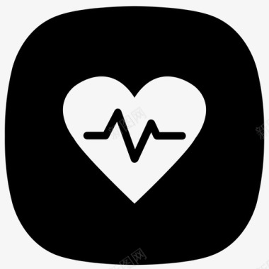 心跳活动健康图标图标