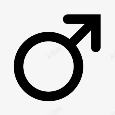 性别符号男性医学图标图标