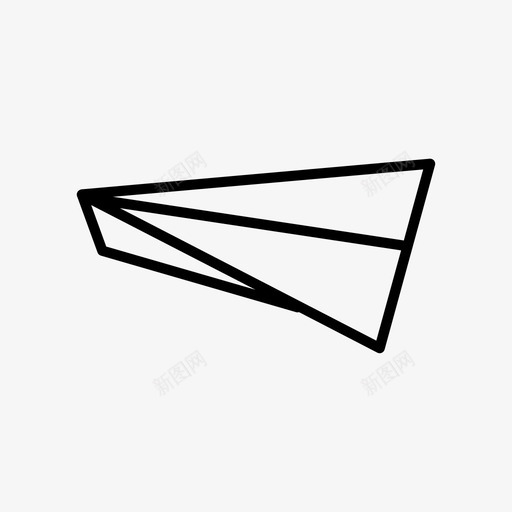 纸飞机飞行留言图标svg_新图网 https://ixintu.com 折纸 留言 纸飞机 飞行