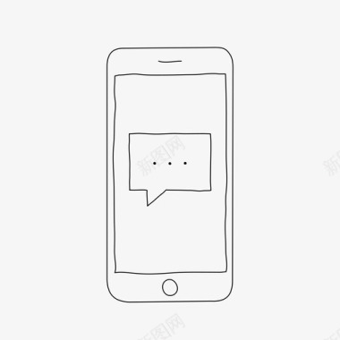 iphone消息设备屏幕图标图标