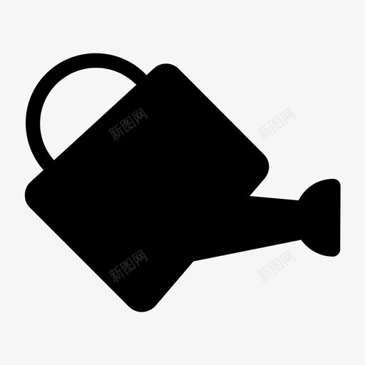喷壶农业流动图标svg_新图网 https://ixintu.com 农业 农业设备 喷壶 园艺 流动