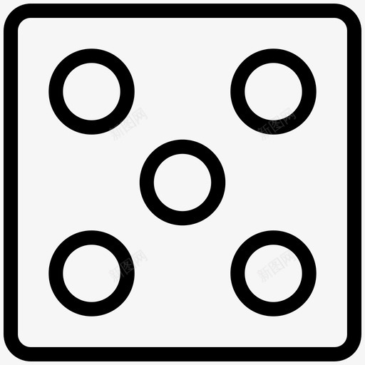 赌场赌博骰子图标svg_新图网 https://ixintu.com ios网络用户界面线图标 lodo 游戏 赌博 赌场 骰子