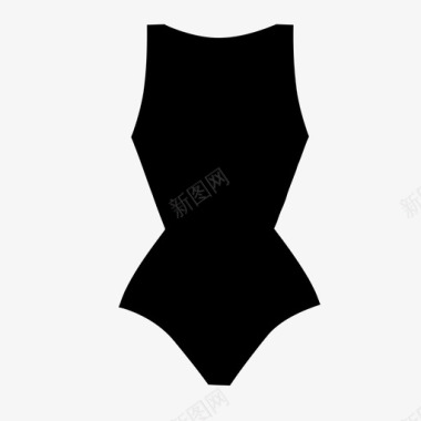 泳衣连体衣时尚图标图标