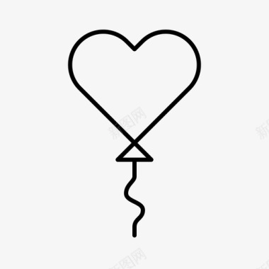 气球爱情婚姻图标图标