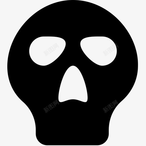 骷髅危险人类头骨图标svg_新图网 https://ixintu.com 人类头骨 危险 有毒 网络和用户界面图标 骷髅