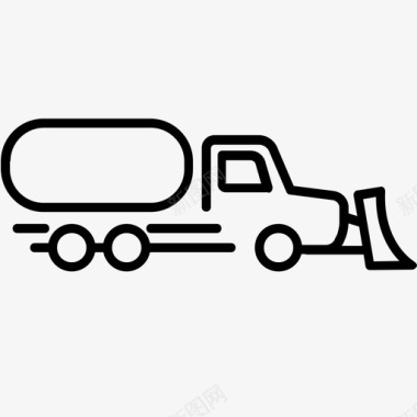 卡车卡车和重型机械图标图标