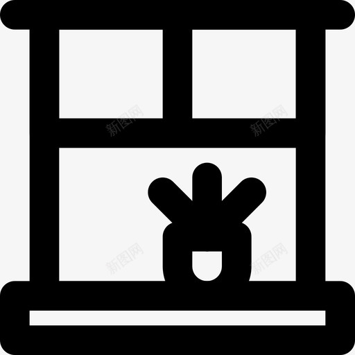外窗物品家具图标svg_新图网 https://ixintu.com smashicons住户md概述 住户 外窗 家具 物品