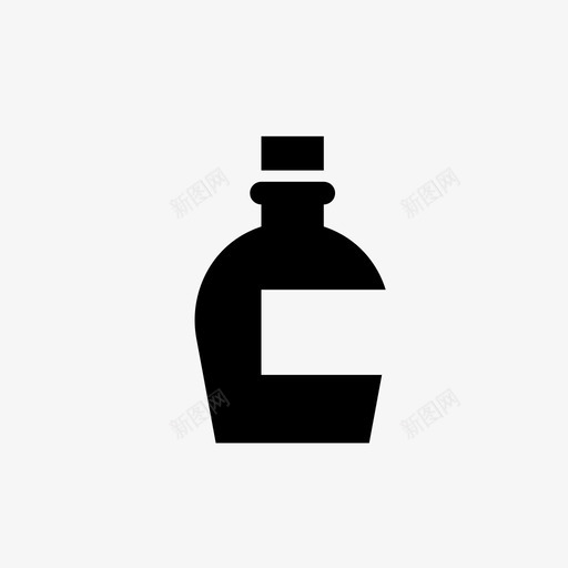 瓶子药品健康图标svg_新图网 https://ixintu.com 健康 医用填充 旧的 瓶子 药品 药水