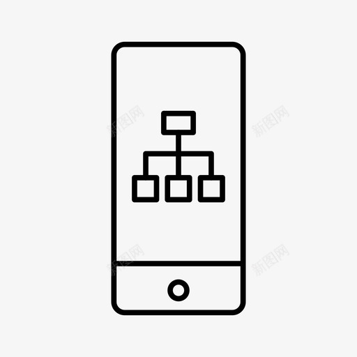 iphone网站地图图表设备图标svg_新图网 https://ixintu.com iphone网站地图 图表 屏幕 设备