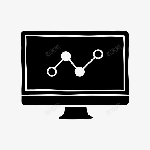 imac分析桌面设备图标svg_新图网 https://ixintu.com imac分析 屏幕 桌面 统计 设备