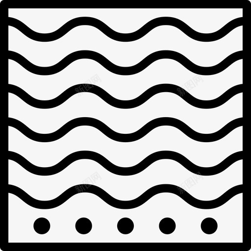 波浪抽象眼睛图标svg_新图网 https://ixintu.com 几何 多边形 抽象 抽象几何形状 波浪 眼睛