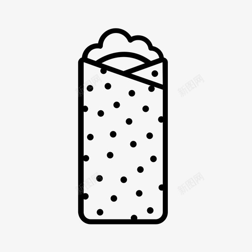 包装食品肯德基图标svg_新图网 https://ixintu.com 全麦 包装 沙拉 肯德基 食品