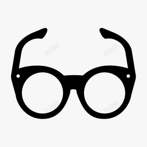 眼镜光学阅读图标svg_新图网 https://ixintu.com 光学 每日新闻 眼镜 阅读