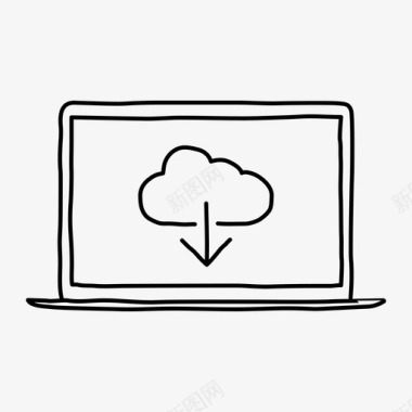 ipad云设备icloud图标图标
