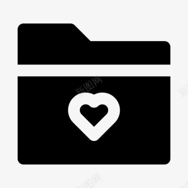文件夹相册爱情图标图标