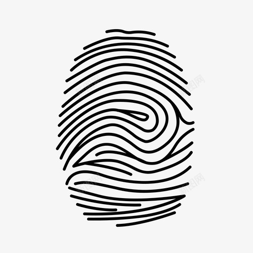 指纹身份证图标svg_新图网 https://ixintu.com 指纹 身份证