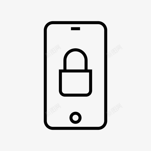 锁定苹果关闭图标svg_新图网 https://ixintu.com iphone 关闭 密码 苹果 解锁 锁定