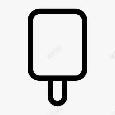 冰棒爱斯基摩派冰淇淋图标图标