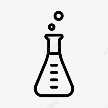 实验室烧瓶化学erlenmeyer图标图标