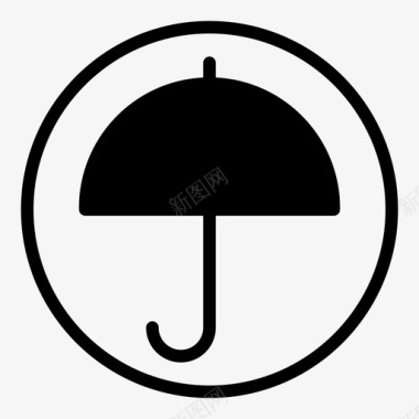 伞保险雨图标图标
