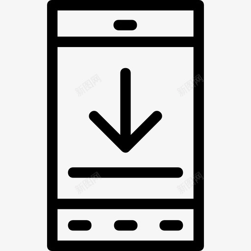 应用程序移动图标svg_新图网 https://ixintu.com 下载 应用程序下载 搜索引擎优化和营销 智能手机 移动 移动下载