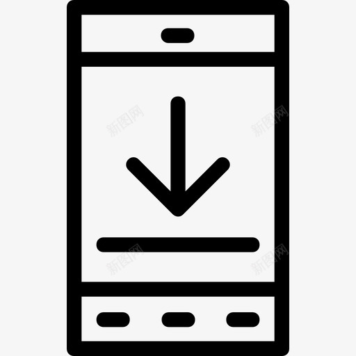 应用程序移动图标svg_新图网 https://ixintu.com 下载 应用程序下载 搜索引擎优化和营销 智能手机 移动 移动下载