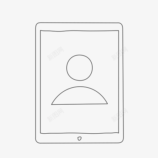ipad配置文件设备facetime图标svg_新图网 https://ixintu.com facetime ipad配置文件 屏幕 设备