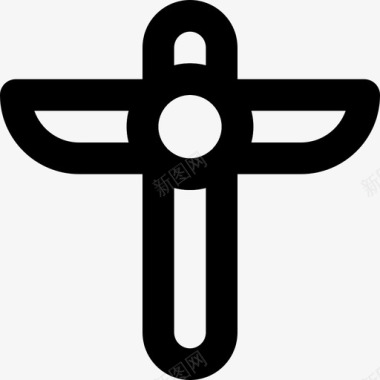 埃及权杖符号象征图标图标