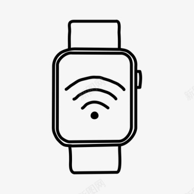 applewatch无线信号applewatch设备图标图标