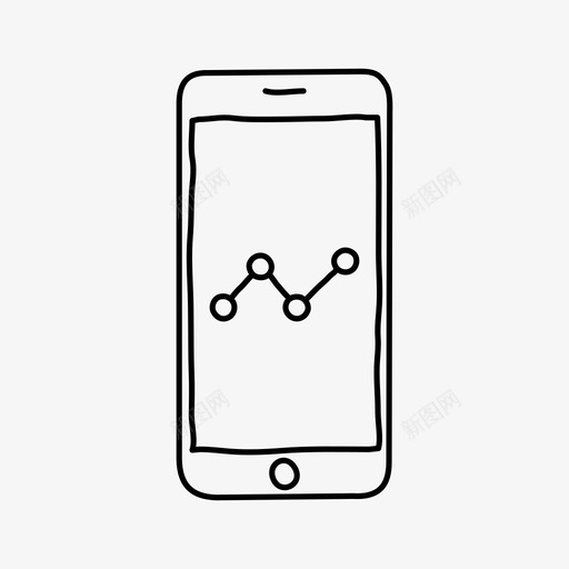 iphone分析设备屏幕图标svg_新图网 https://ixintu.com iphone分析 屏幕 统计 设备