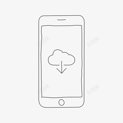 iphone云服务器云服务器设备图标svg_新图网 https://ixintu.com icloud iphone云服务器 云服务器 屏幕 设备