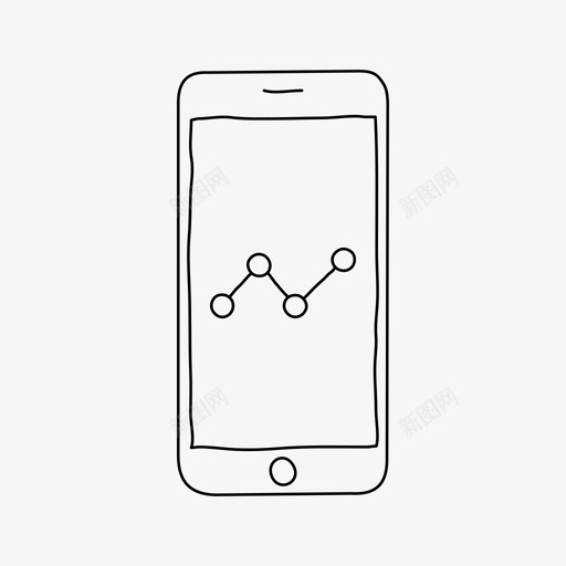 iphone分析设备屏幕图标svg_新图网 https://ixintu.com iphone分析 屏幕 统计 设备