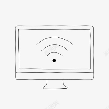 桌面wifi设备屏幕图标图标