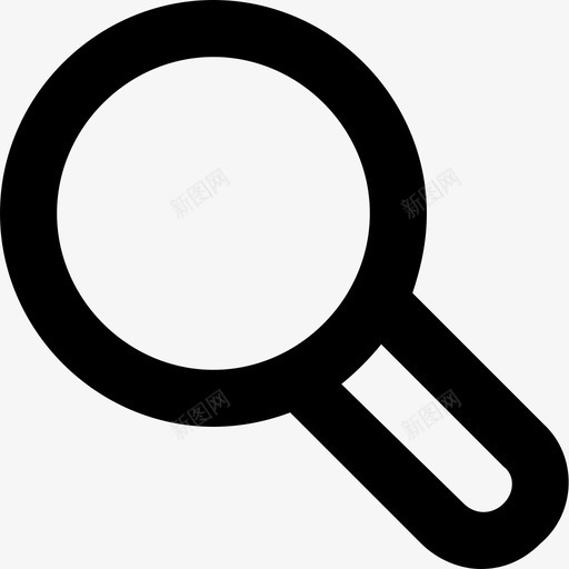 放大镜搜索搜索工具图标svg_新图网 https://ixintu.com 搜索 搜索工具 放大镜 线要素图标集