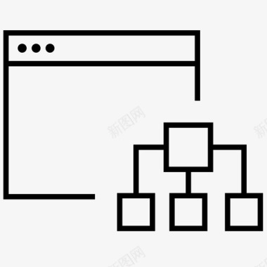 应用程序结构web产品图标图标