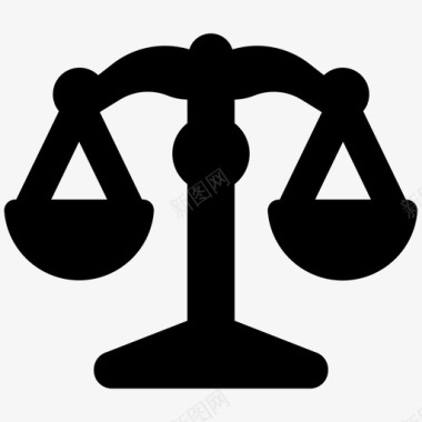 法律商法司法量表图标图标