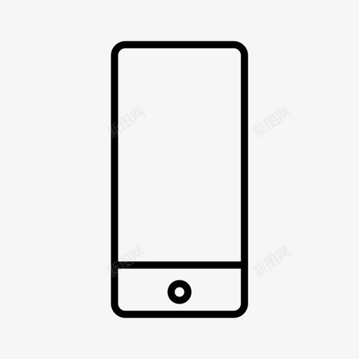 iphone设备ios图标svg_新图网 https://ixintu.com ios iphone 屏幕 智能手机 设备