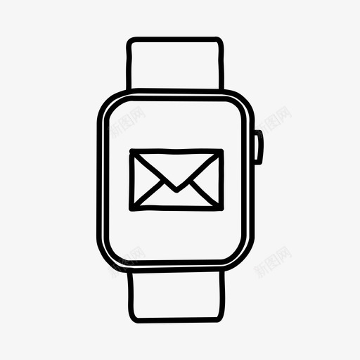 applewatch消息applewatch设备图标svg_新图网 https://ixintu.com applewatch applewatch消息 屏幕 手绘 设备