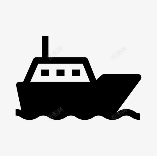 船帆运输图标svg_新图网 https://ixintu.com 帆 船 运输 运输填充图标集