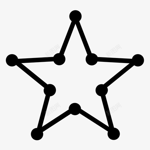 星星最爱圆点图标svg_新图网 https://ixintu.com 圆点 星星 星星形状 最爱