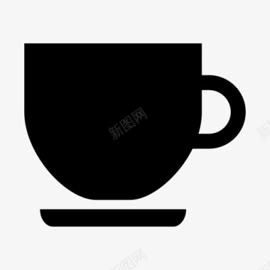 咖啡杯杯子茶图标图标