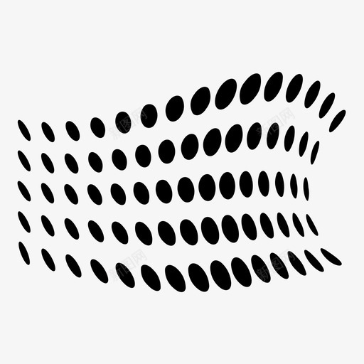 点波抽象形状图标svg_新图网 https://ixintu.com 形状 抽象 抽象点形状 点波
