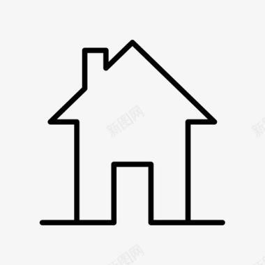 房子家具家图标图标