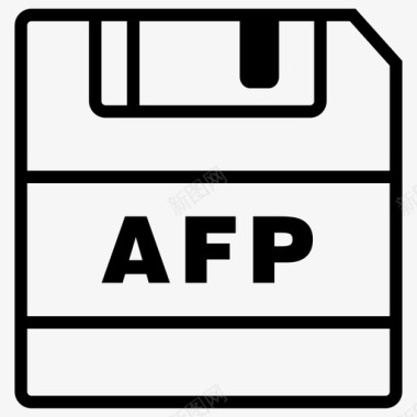保存afp文件保存图标图标