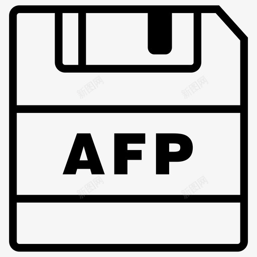 保存afp文件保存图标svg_新图网 https://ixintu.com afp扩展名 保存afp 保存图标 文件