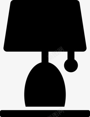 台灯配件灯泡图标图标