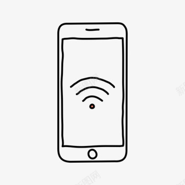 iphone无线信号设备屏幕图标图标